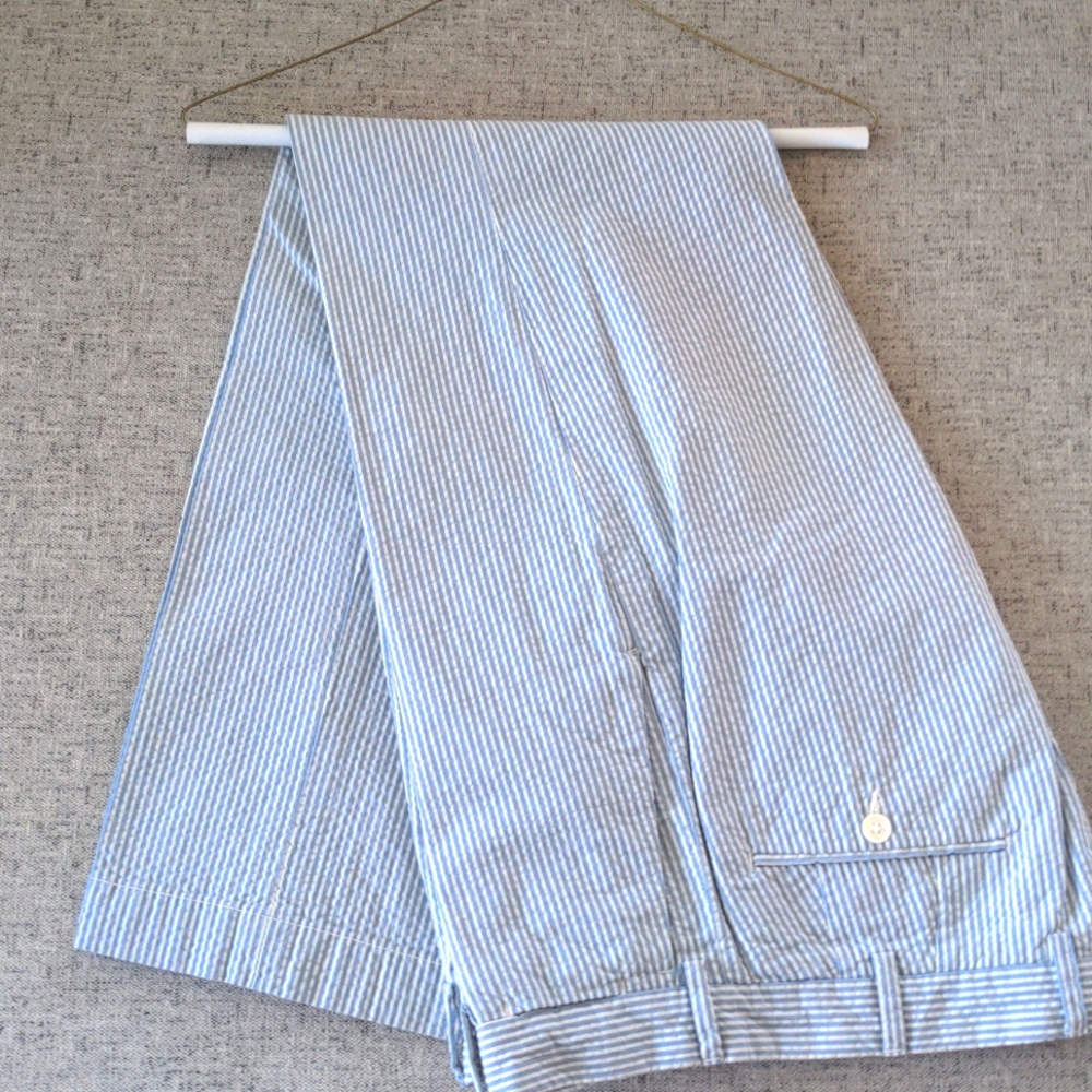 Men's Seersucker Preston Fit Pants